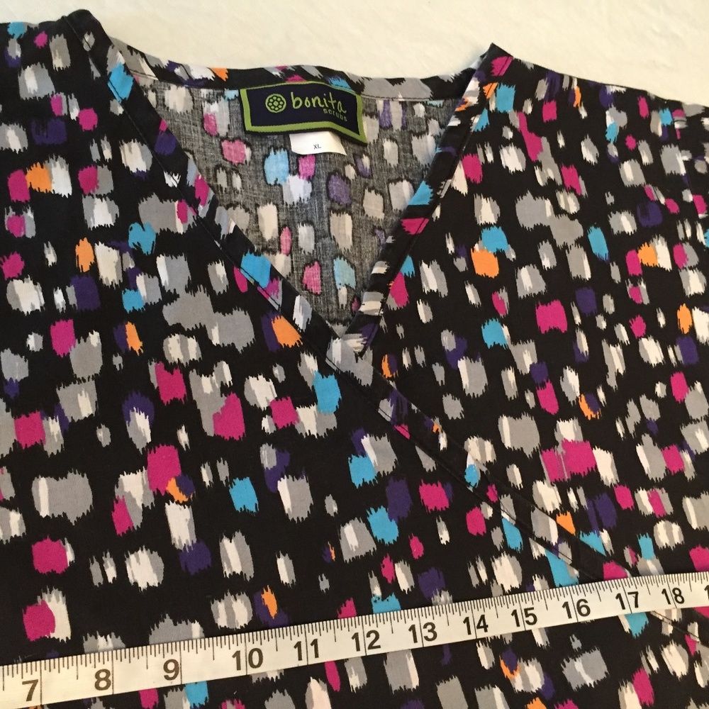 Womens Scrub Top w/ Pockets XL